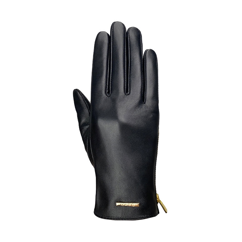 Damskie modne rękawiczki z wąs – Leather Driving Glove recenzja i cena