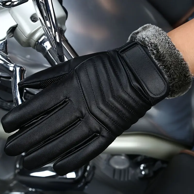 Skórzane rękawice zimowe, ciep – Leather Driving Glove recenzja i cena