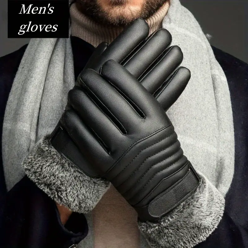 Skórzane rękawice zimowe, ciep – Leather Driving Glove recenzja i cena