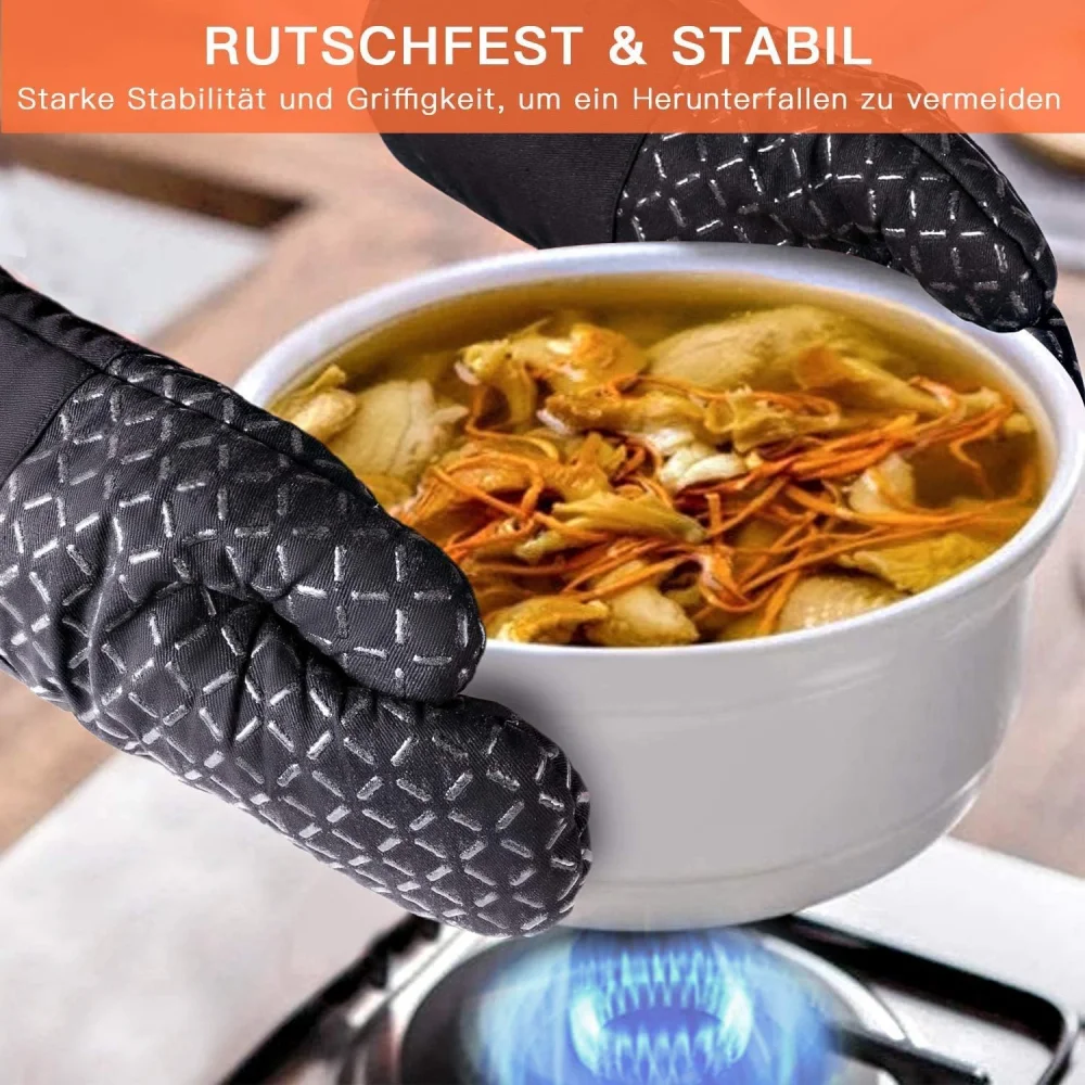 4 sztuki silikonowych rękawic  – Heat Resistant Glove recenzja i cena