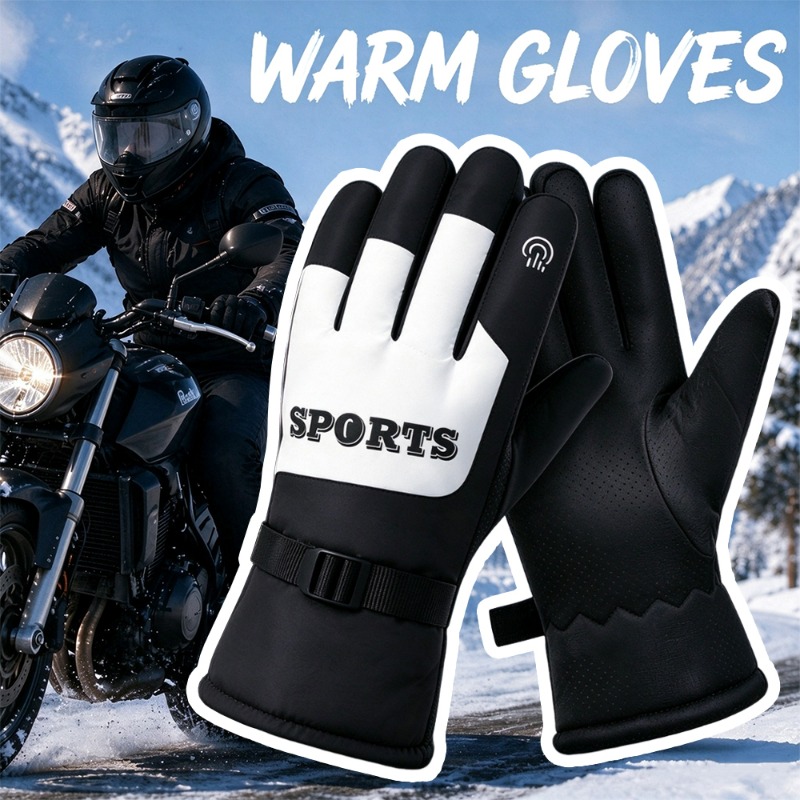 Zimowe rękawice motocyklowe, w – Ski Glove Waterproof recenzja i cena