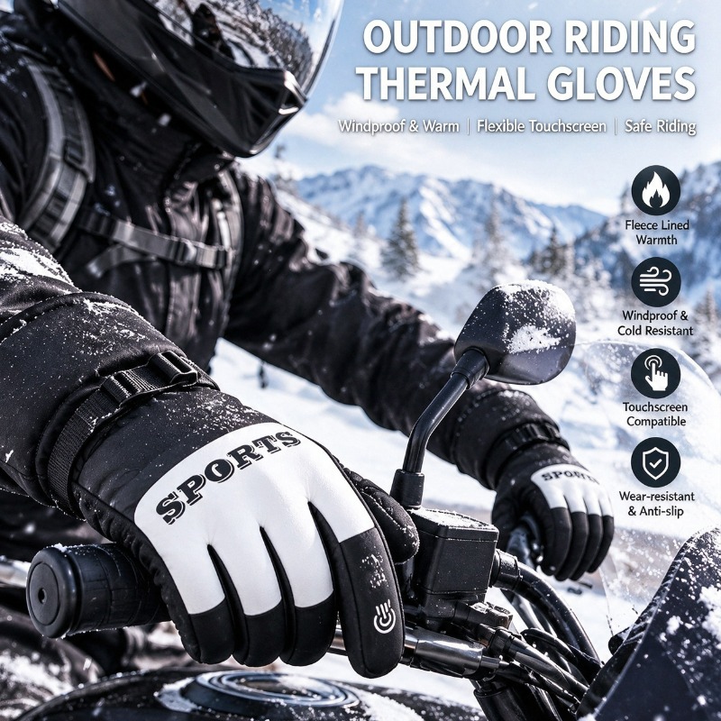 Zimowe rękawice motocyklowe, w – Ski Glove Waterproof recenzja i cena